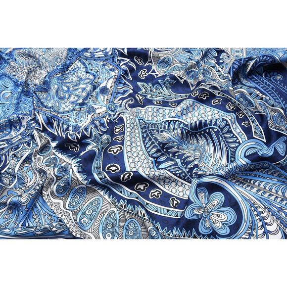 Extra Large Silk Polyester  Scarf Tops  Wraps Bandana 50 x 50 - Picture 4 of 11